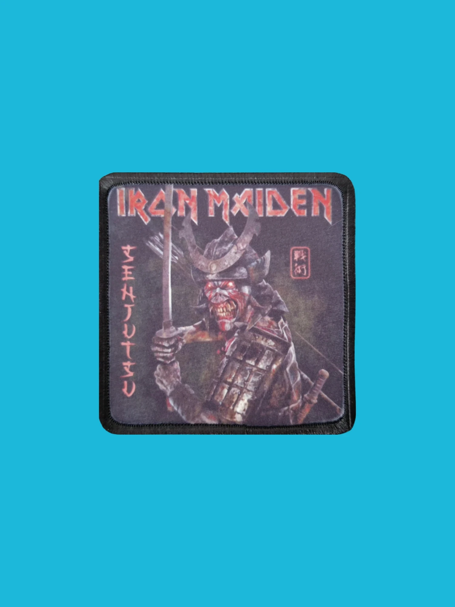 Patch Iron Maiden - Senjutsu - Imprimé - Carré de 7,5 x 7,5 centimètres
